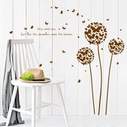 Sticker perete Flying Dandelions 45x60cm