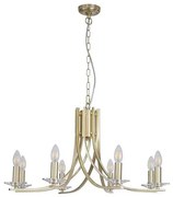 Searchlight 4168-8SB - Lustru cu lanț ASCONA 8xE14/60W/230V