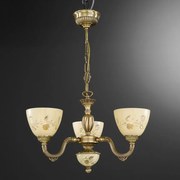 Candelabru din alama 3 brate design italian 6258