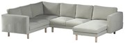 Husă pentru canapea de colț Norsborg cu 5 locuri și șezlong Norsborg