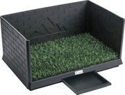 PawHut Toaletă pentru câini cu tavă detașabilă, 75 x 51 x 36,5 cm | Aosom Romania