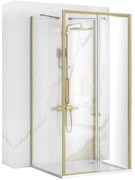 Cabina de dus de perete Rapid Slide Auriu Periat 120x90cm, Rea