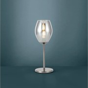Lampă de masă EGLO ESTANYS 39568, 1xE27/60W/230V, negru/fumuriu