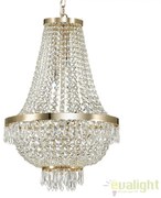 Lustra, Pendul cristal, inaltime reglabila, diam.45cm, CAESAR SP9 ORO 114736