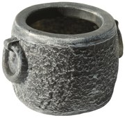 Ghiveci PE vintage, rotund, imitatie piatra, model STONE S