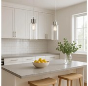 Lustră pe cablu ONLI DODO 1xE27/22W/230V crom lucios