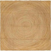 vidaXL Covoare de zonă Pătrat Maro 200 x 200 cm Iută