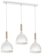Lustră pe cablu NOAK WOOD 3xE27/60W/230V