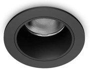 Mini Spot LED incastrabil Quark fi 12w 3000k, Negru