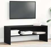 vidaXL Dulap TV Stejar Negru 100x40x40 cm Lemn prelucrat