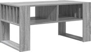 vidaXL Masă de cafea Gri Sonoma 92 x 49,5 x 45 cm Lemn compozit