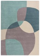 Covor albastru/bej din lână 230x160 cm Glow - Flair Rugs