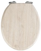 Capac WC cu închidere lentă Wenko Oak, 42,5 x 35,5 cm