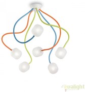 Lustra aplicata design modern cu brate flexibile OCTOPUS PL6 multicolor 174976
