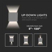 Aplică LED de exterior LED/11W/230V 4000K IP65 gri