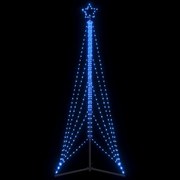 vidaXL Pom de Crăciun LED 525 LED-uri Albastru 302 cm