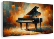 Tablou pian în lumina artei