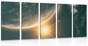 Tablou 5-piese vizualizare din univers