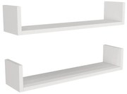 Raft Iris alb, 2 buc