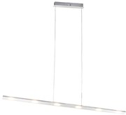 Lampă pendant de design din oțel cu dimmer tactil incluzând LED - Platinum