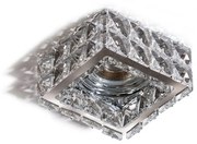 Spot incastrat tavan/plafon design decorativ ESTER SQUARE 2 CHROME