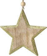 Decoratiune Craciun din lemn Star-2