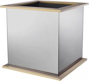 Ghiveci design LUX Moorea, oglinda fumurie-alama 114354 HZ