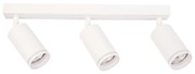 Spot aplicat PIPE 3xGU10/10W/230V, alb