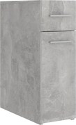vidaXL Dulap de farmacie, gri beton, 20x45,5x60 cm, PAL
