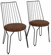 Set de scaune de sufragerie Ada Brown, 2 buc.