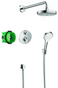 Sistem dus incastrat termostatic Hansgrohe Design Croma Select S/Ecostat S - 27295000