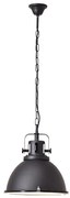 Brilliant - Lustră suspendată pe lanț JESPER GLAS 1xE27/60W/230V negru