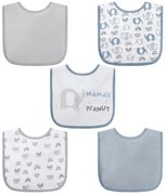 Set bavete pentru bebelusi 5 piese model elefantel Infancie