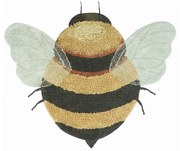 Covor pentru copii galben lavabil/țesut manual din bumbac 115x150 cm Bee – Lorena Canals