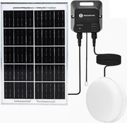Aigostar - Lampă solară LED 70W/12V 6000 mAh 6500K Ø 20,5 cm