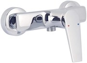 Baterie pentru dus, crom, montare pe perete, Deante Ivo