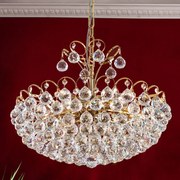 Lustra cristal Asfour, KRISTALL KLASSISCH auriu 55cm