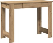 vidaXL Birou, stejar artizanal, 100x45x75 cm, lemn prelucrat