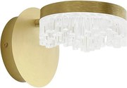 Aplica de perete LED/4W/230V aurie
