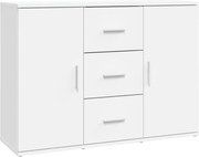 vidaXL Dulap, alb, 91x29,5x65 cm, lemn prelucrat