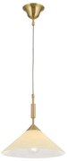 Lustra, Pendul realizat manual ARTDESIGN 30cm, alama mat/ champagne