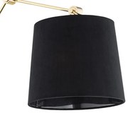 Lampă de perete ZAKYNTOS PLUS 1xE27/15W/230V neagră/aurie Argon 4898