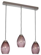 Lustra moderna cu 3 pendule design italian 10008 Amethyst