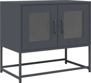vidaXL Dulap TV, antracit, 68x39x60,5 cm, oțel laminat la rece