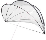 vidaXL Dom pentru piscină Manual Transparent 430 x 430 x 210 cm PVC