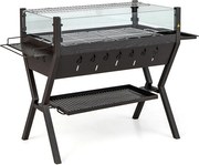 Grătar pe cărbune cu grătare