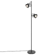 Lampa industriala neagra 2 lumini - Emado