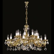 Candelabru cristal Bohemia 16 brate, diam.81cm VIKTORIE XVI. CE