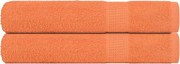 vidaXL Prosoape de saună, FROGN, portocalii, 80x200 cm, 360 g/m², 2 buc.
