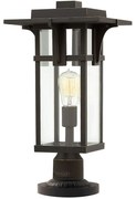 Lampă de exterior MANHATTAN 1xE27/100W/230V IP44 neagră Hinkley